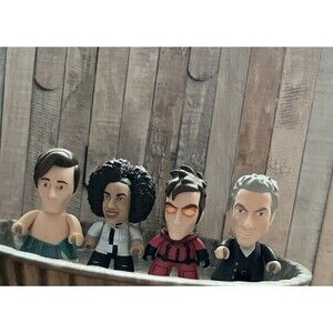 Dr Who Mini Figurines BBC issued. Flawless 4 Pc